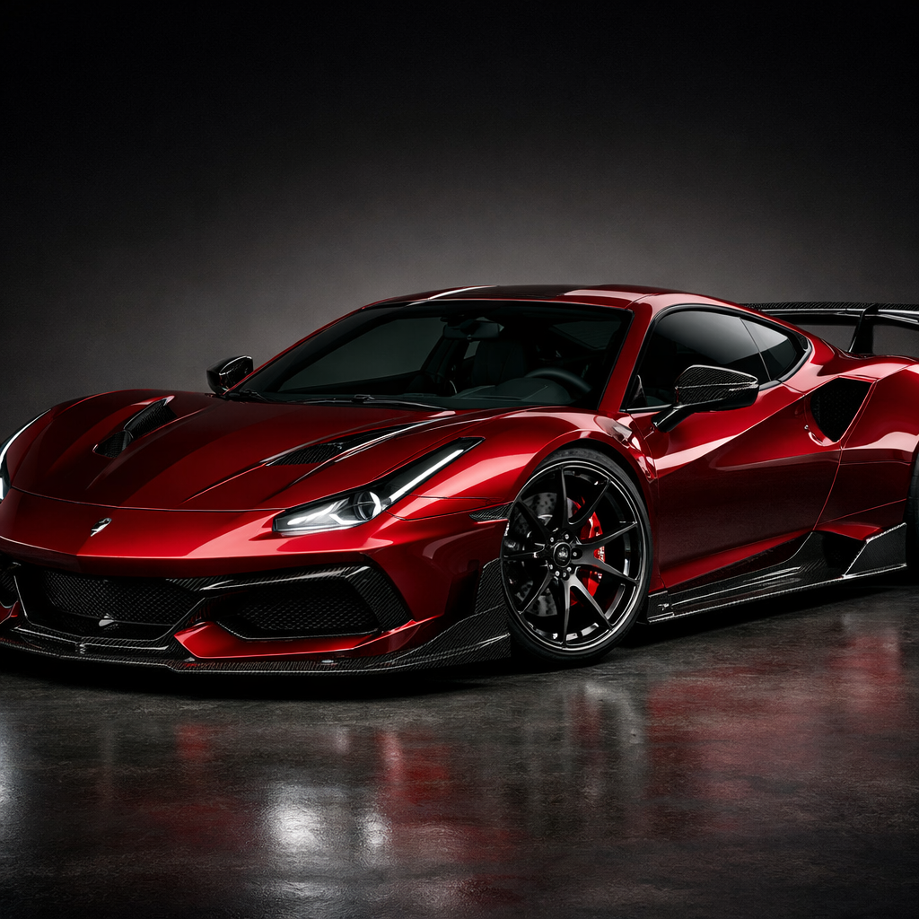 High-Performance Sports Car - After